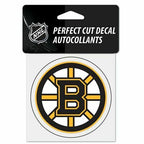 NHL Perfect Cut Decal 4x4 Bruins