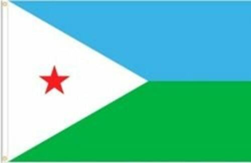 Country Flag 3x5 Djibouti