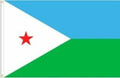 Country Flag 3x5 Djibouti