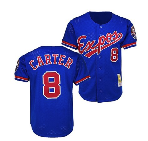 MLB Vintage Player Jersey Gary Carter Expos (Royal Blue)