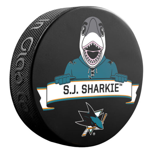 NHL Puck Mascot Sharks