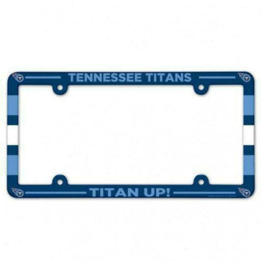 NFL License Plate Frame Plastic Titans