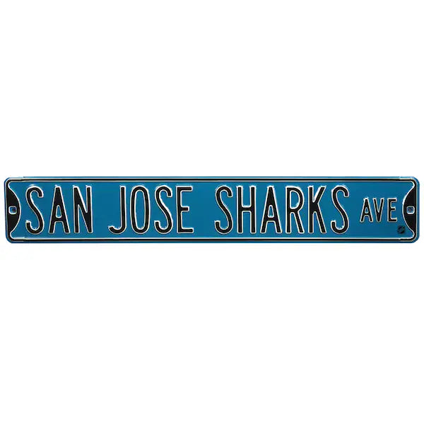 NHL Metal Street Sign Ave Sharks