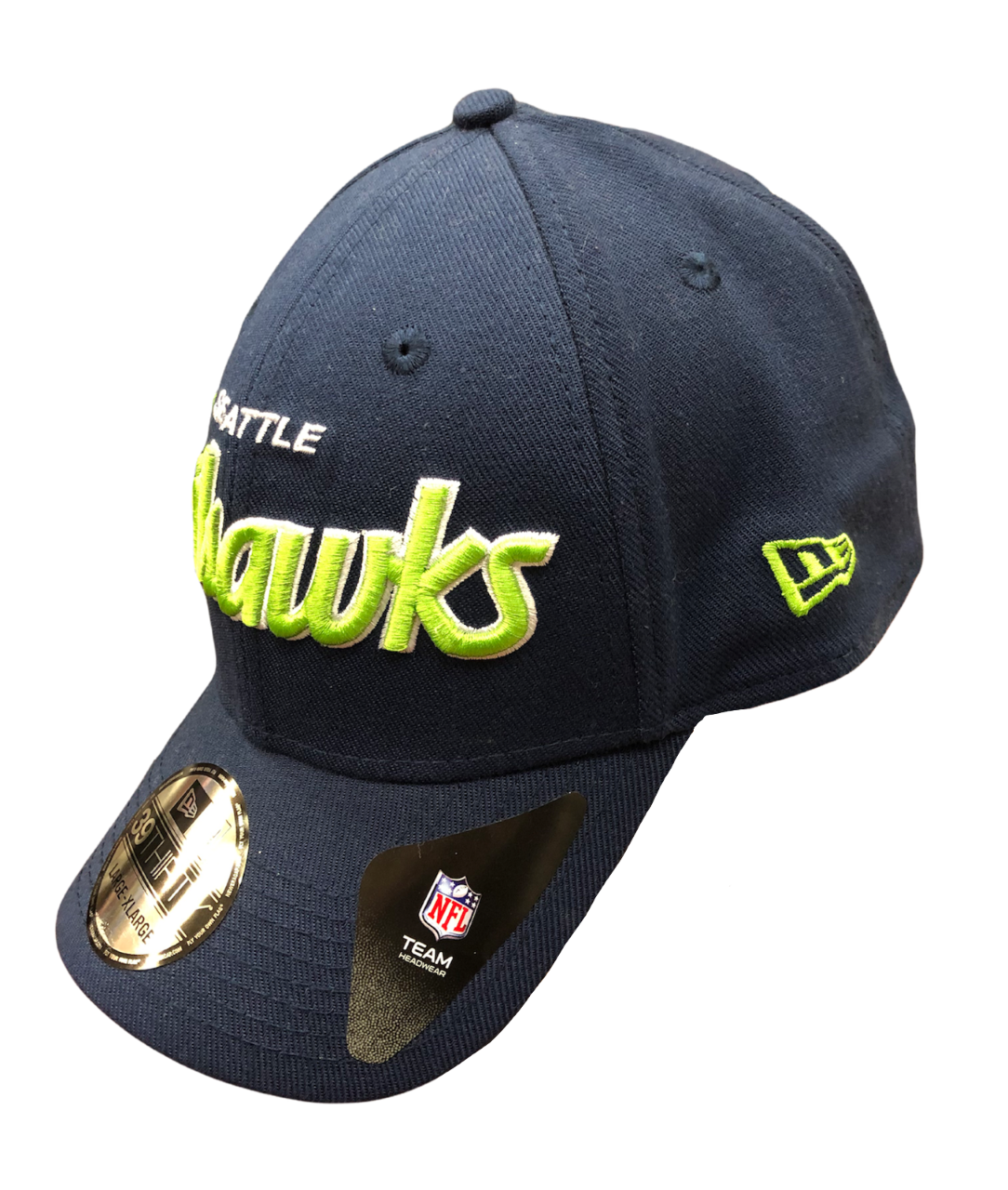 NFL Hat 3930 Tail Swoop Classic Two Tone Seahawks