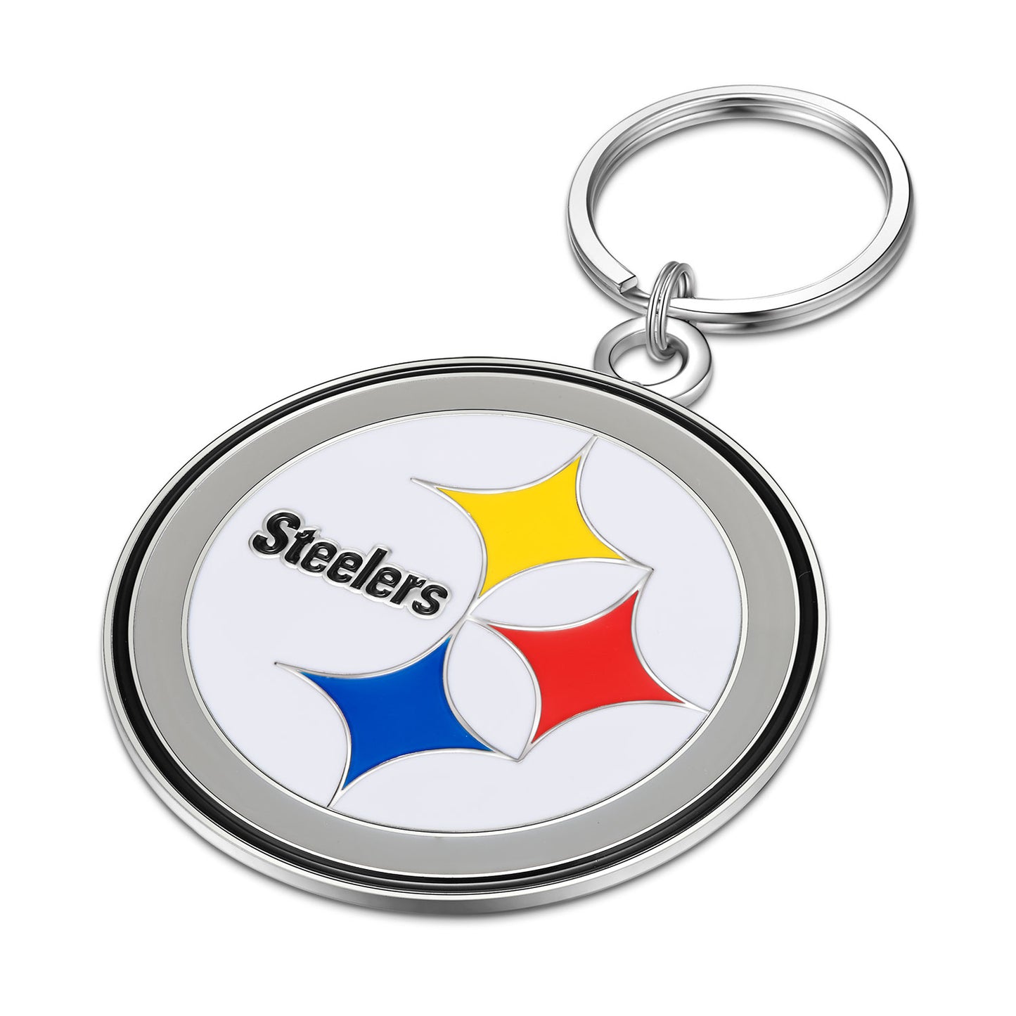 NFL Keychain Large Primary Steelers