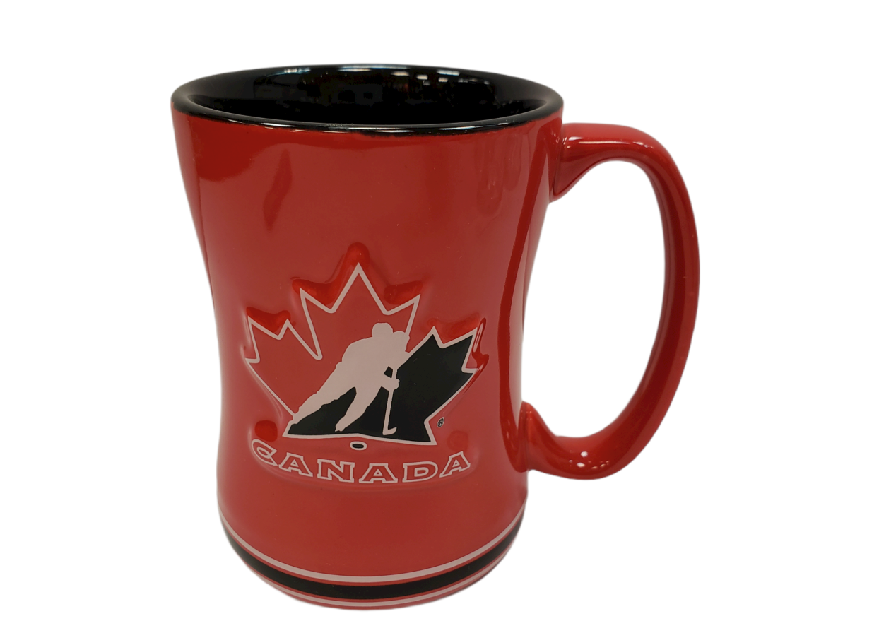 Hockey Canada Coffee Mug Sculpted Relief Team Canada