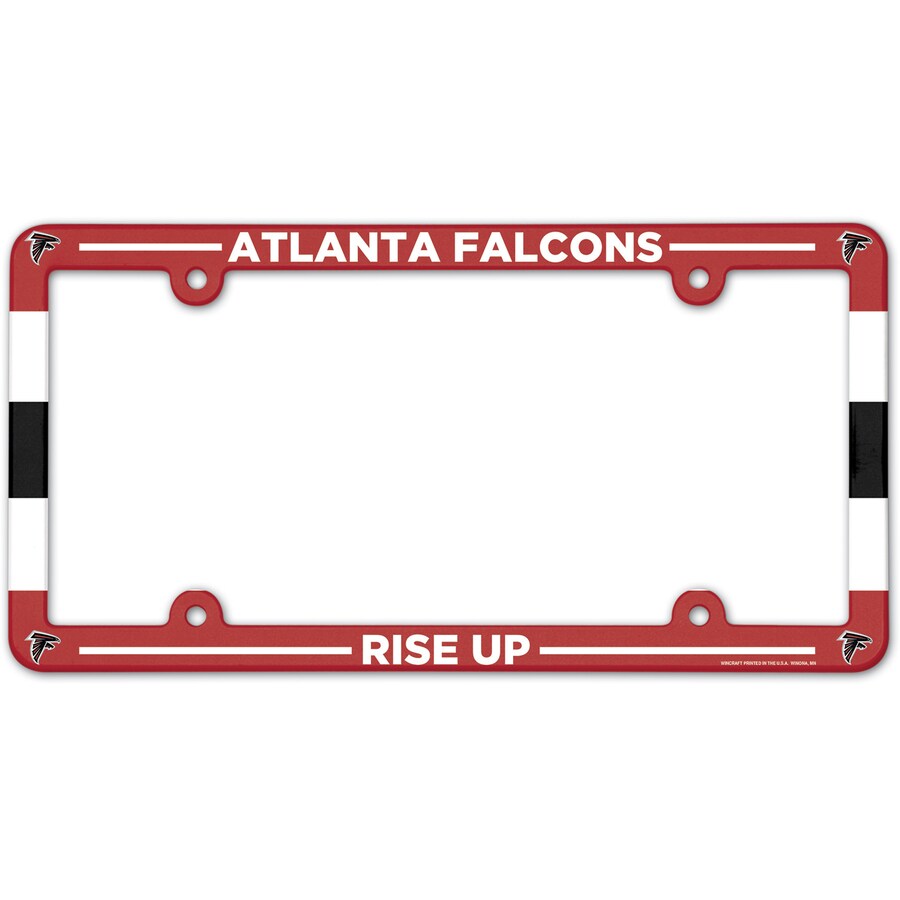 NFL License Plate Frame Plastic Falcons