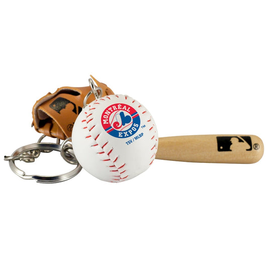 MLB Keychain Bat/Ball/Glove Expos