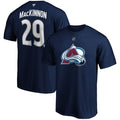 NHL Player T-Shirt Authentic Stack Nathan Mackinnon Avalanche (Navy)