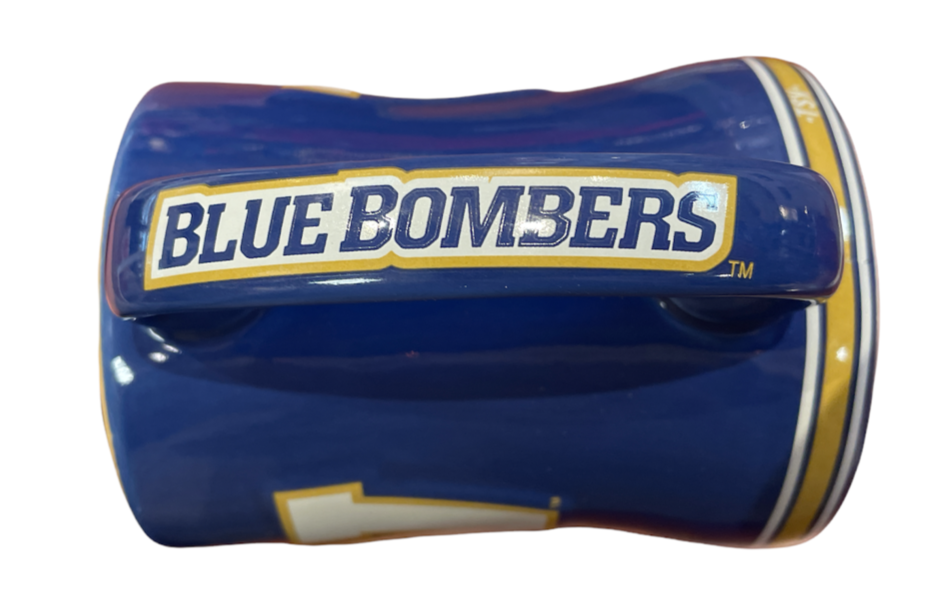 CFL Coffee Mug Sculpted Relief Blue Bombers