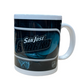 NHL Coffee Mug Subl. 11 Oz C-Handle White Sharks