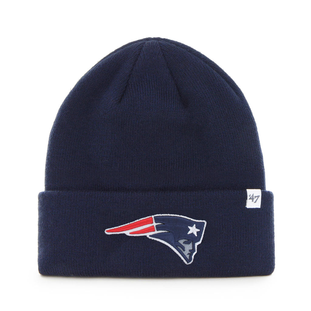 NFL Knit Hat Raised Cuff Patriots