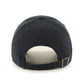 MLB Hat Clean Up Blk W/ Blk White Emb. Blue Jays