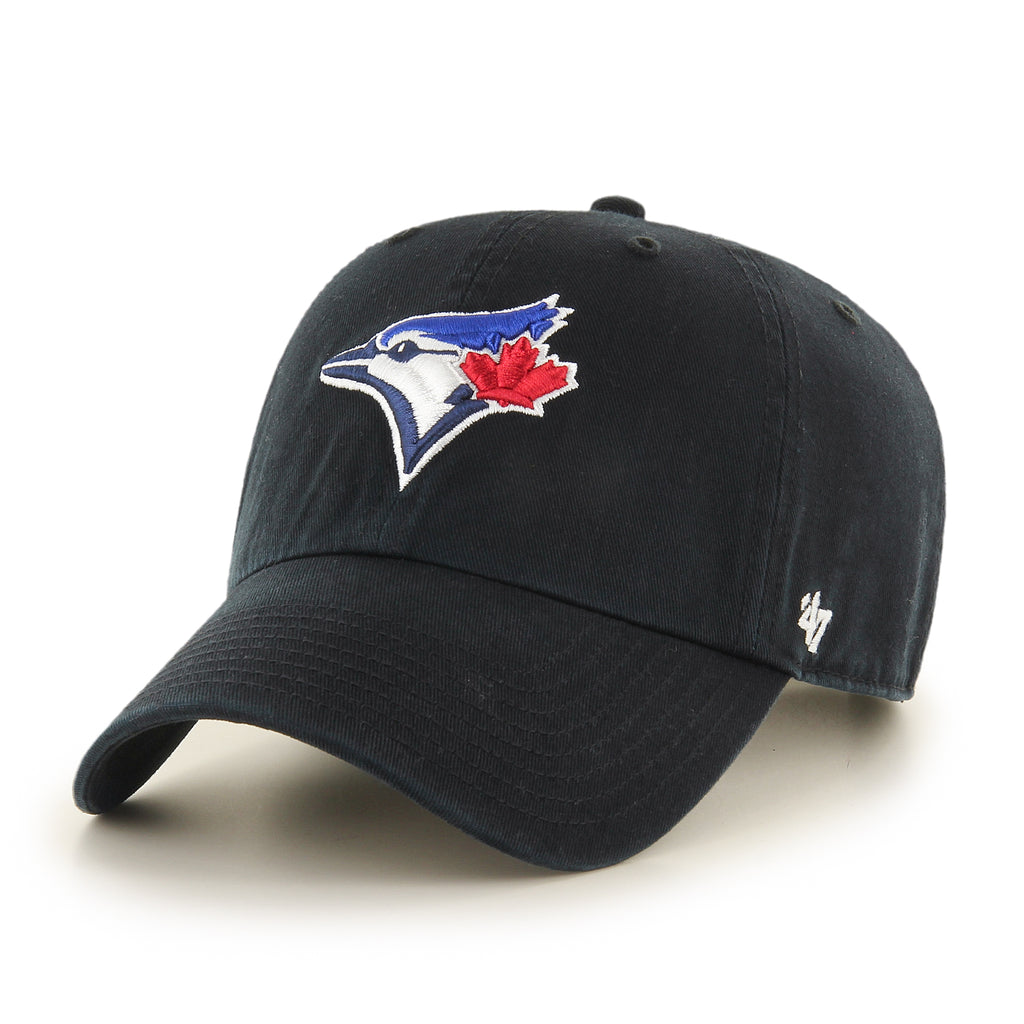 MLB Hat Clean Up Blk W/ Team Emb. Blue Jays