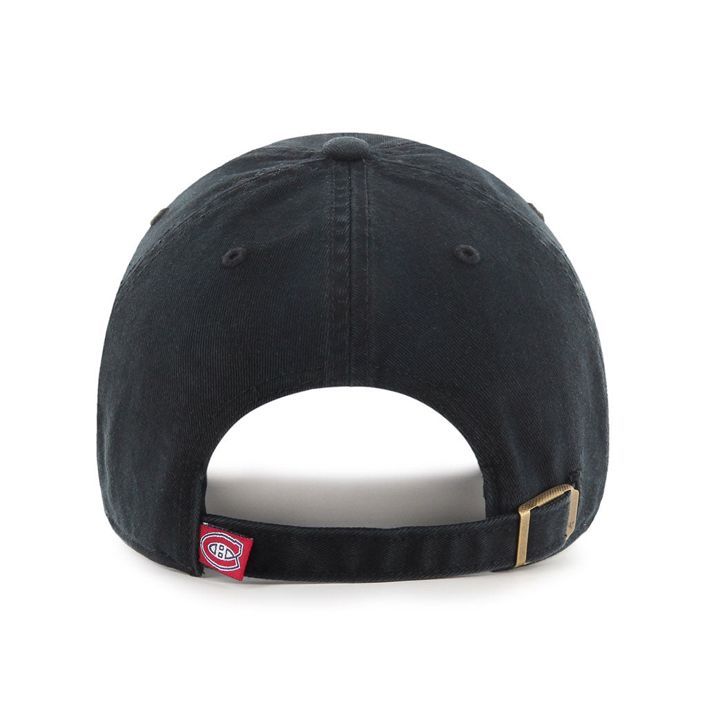 NHL Hat Clean Up Black On Black Canadiens