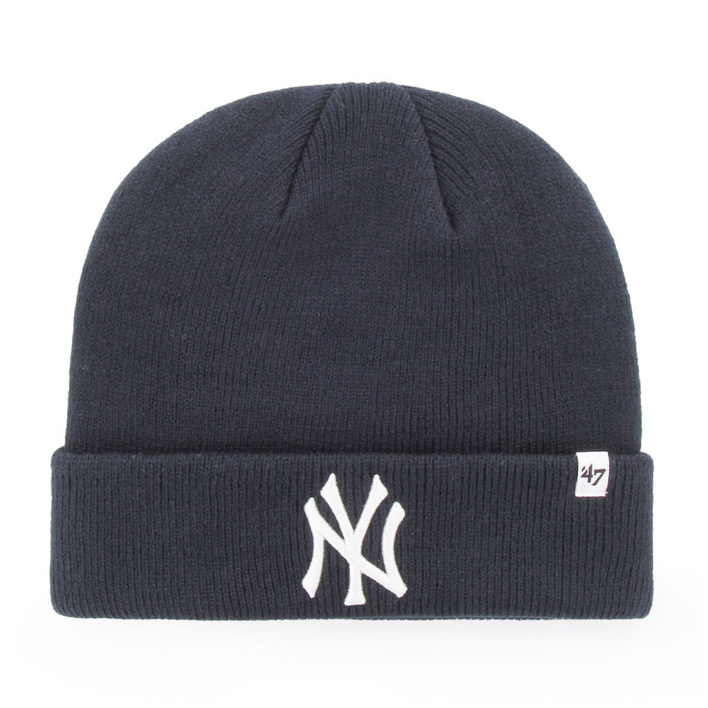 MLB Knit Hat Raised Cuff Yankees