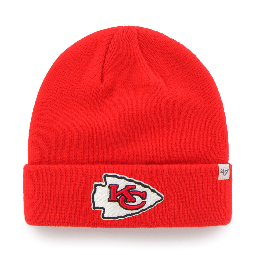 NFL Knit Hat Raised Cuff Chiefs