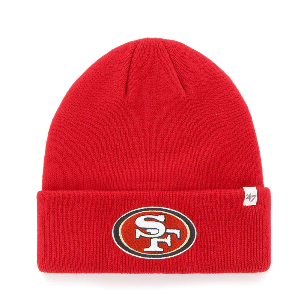 NFL Knit Hat Raised Cuff 49ers