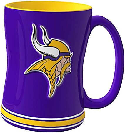 NFL Coffee Mug Sculpted Relief Vikings