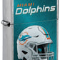 NFL Zippo Lighter Helmet Chrome Dolphins
