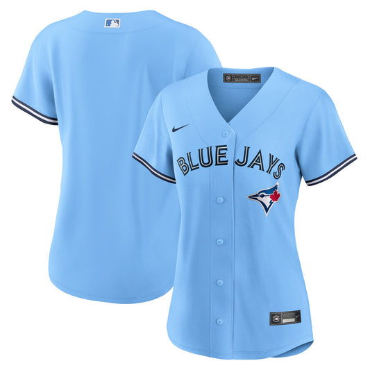 MLB Ladies Jersey Blank Alt Powder Blue Jays
