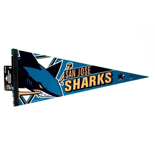 NHL Felt Pennant Slogan Sharks