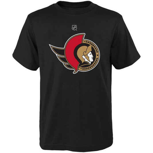 NHL Youth T-Shirt Primary Logo Senators (Black)